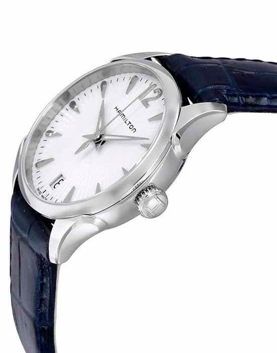 Hamilton Hamilton Jazzmaster Lady Quartz H42211655, jazzmaster швейцария женские часы на браслете кожаный боковой вид
