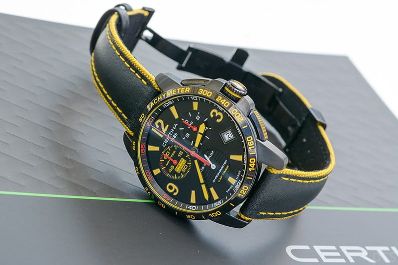 Certina Certina DS Podium Chronograph Lap Timer C034.453.36.057.10 кварцевые мужские часы часы крупный план черный циферблата