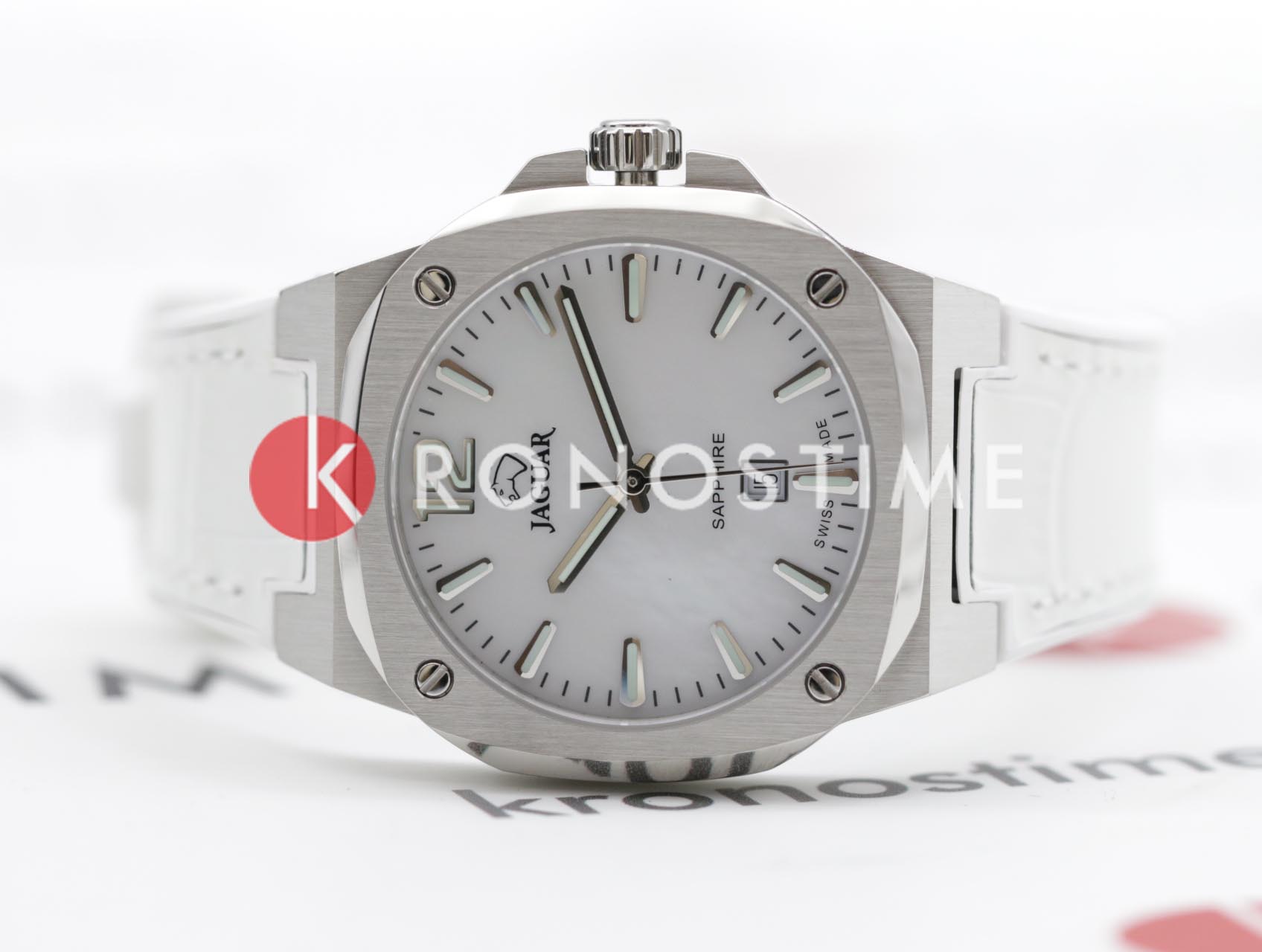 Jaguar Jaguar Rond Carre J1032/1,  швейцария женские часы на браслете кожаный боковой вид