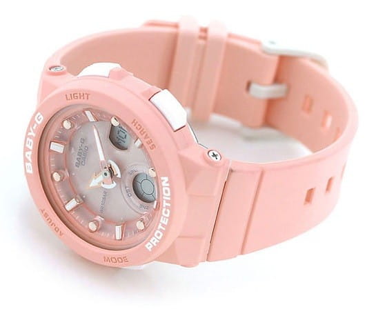 Casio Casio Baby-G BGA-250-4A, baby-g япония женские часы на браслете пластик боковой вид