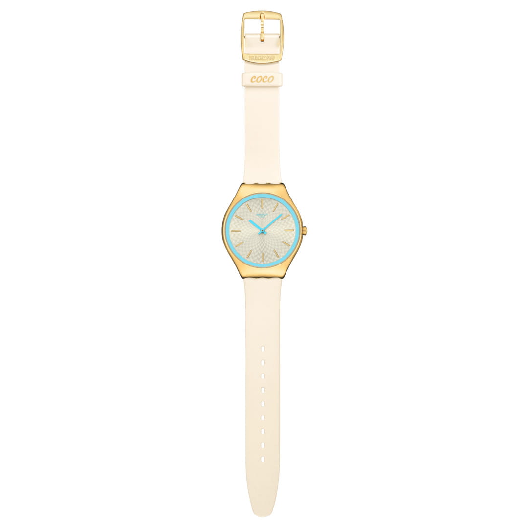 Swatch SYXG127 женские часы застежка крупным планом
