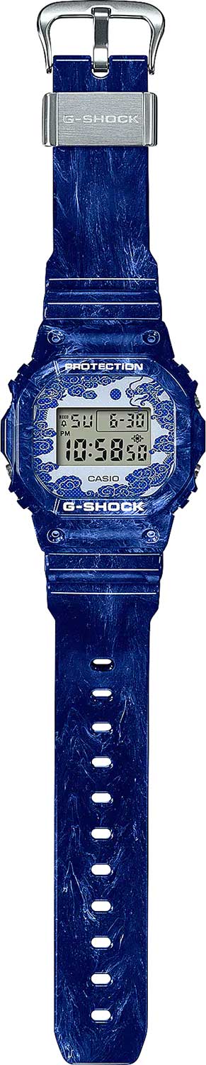 Оригинальные часы Casio Casio G-Shock DW-5600BWP-2 электронные калибр механизма  общий вид