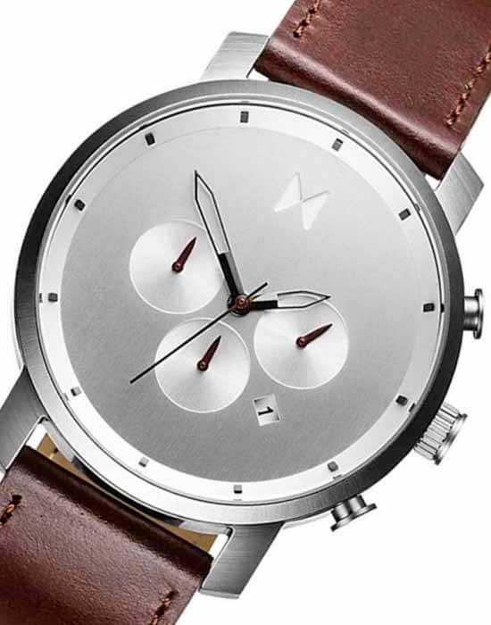 MVMT MVMT D-MC01-SBRL,  сша мужские часы на браслете кожаный боковой вид