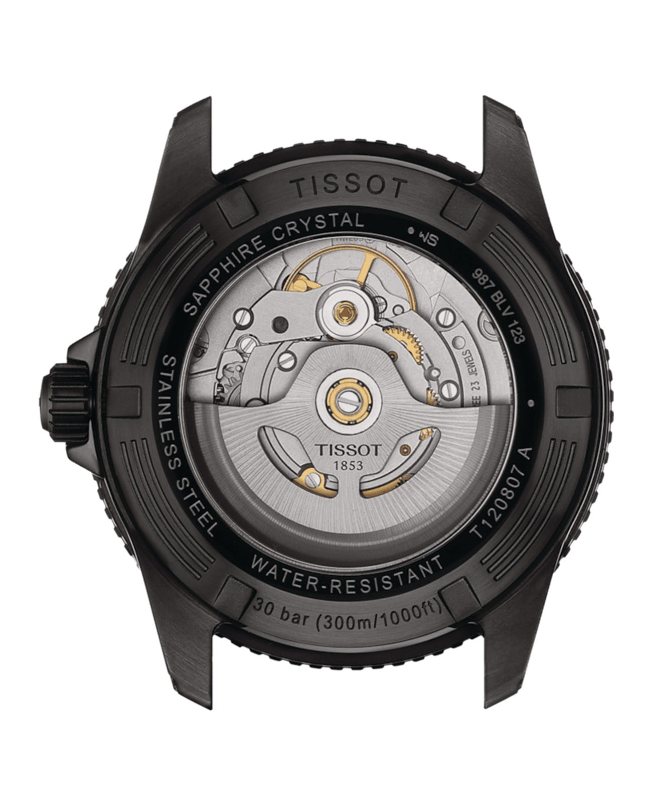 Оригинальные часы Tissot Tissot Seastar 1000 Powermatic 80 40mm T120.807.33.051.00 механические калибр механизма powermatic 80 общий вид