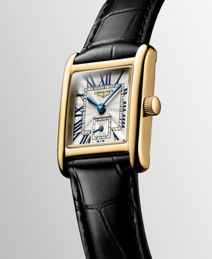 Longines Longines DolceVita L5.200.6.71.0, dolcevita швейцария женские часы на браслете кожаный боковой вид