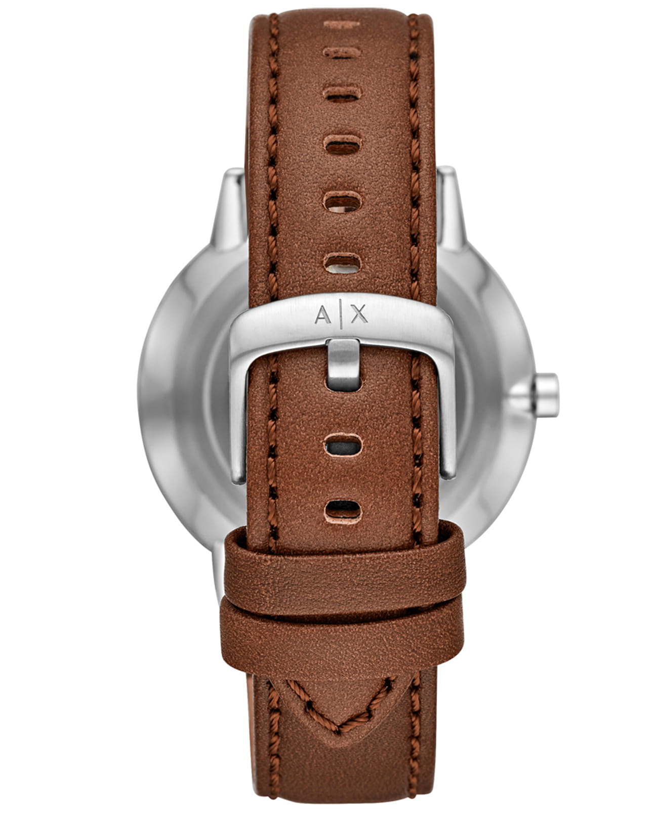 Armani Exchange Armani Exchange Cayde  AX2718,  италия мужские часы на браслете кожаный боковой вид