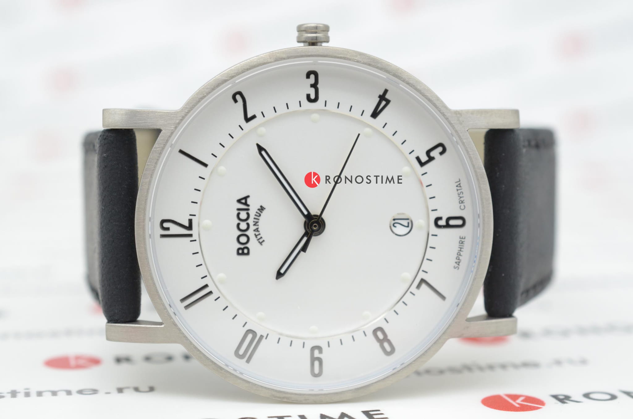 Оригинальные часы Boccia Titanium Boccia Titanium 3533-03 кварцевые калибр механизма  общий вид