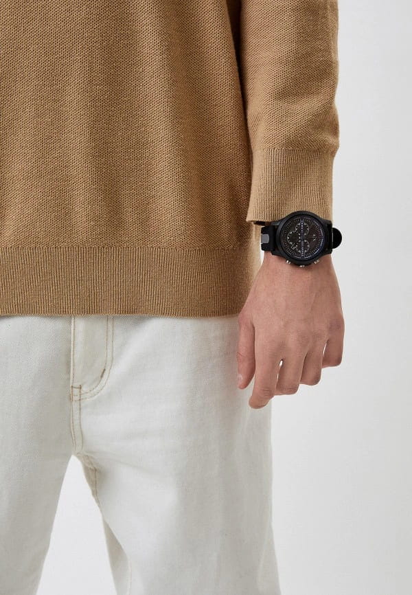 Armani Exchange Armani Exchange Hampton AX2447,  италия мужские часы на браслете силикон боковой вид