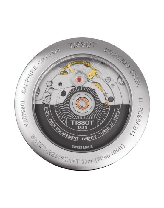 Tissot Tissot Carson Powermatic 80 T085.407.36.011.00, t-classic швейцария мужские часы на браслете кожаный боковой вид