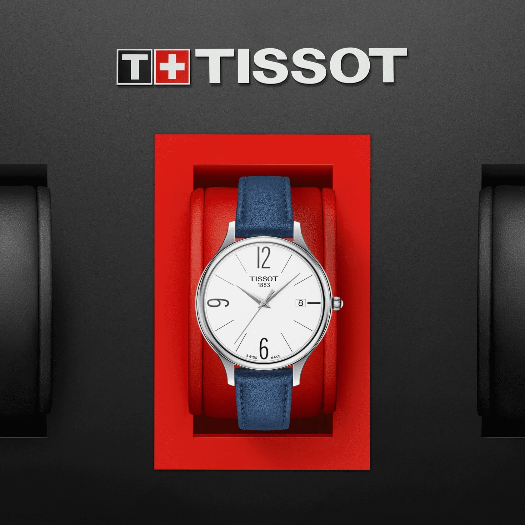 Tissot Tissot Bella Ora Round T103.210.16.017.00 кварцевые женские часы часы крупный план белый циферблата