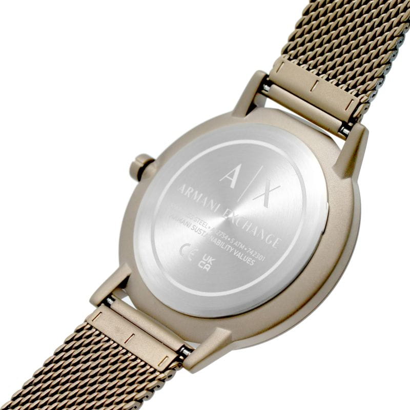 Armani Exchange Armani Exchange Cayde AX2754 мужские часы черный циферблат на запястье