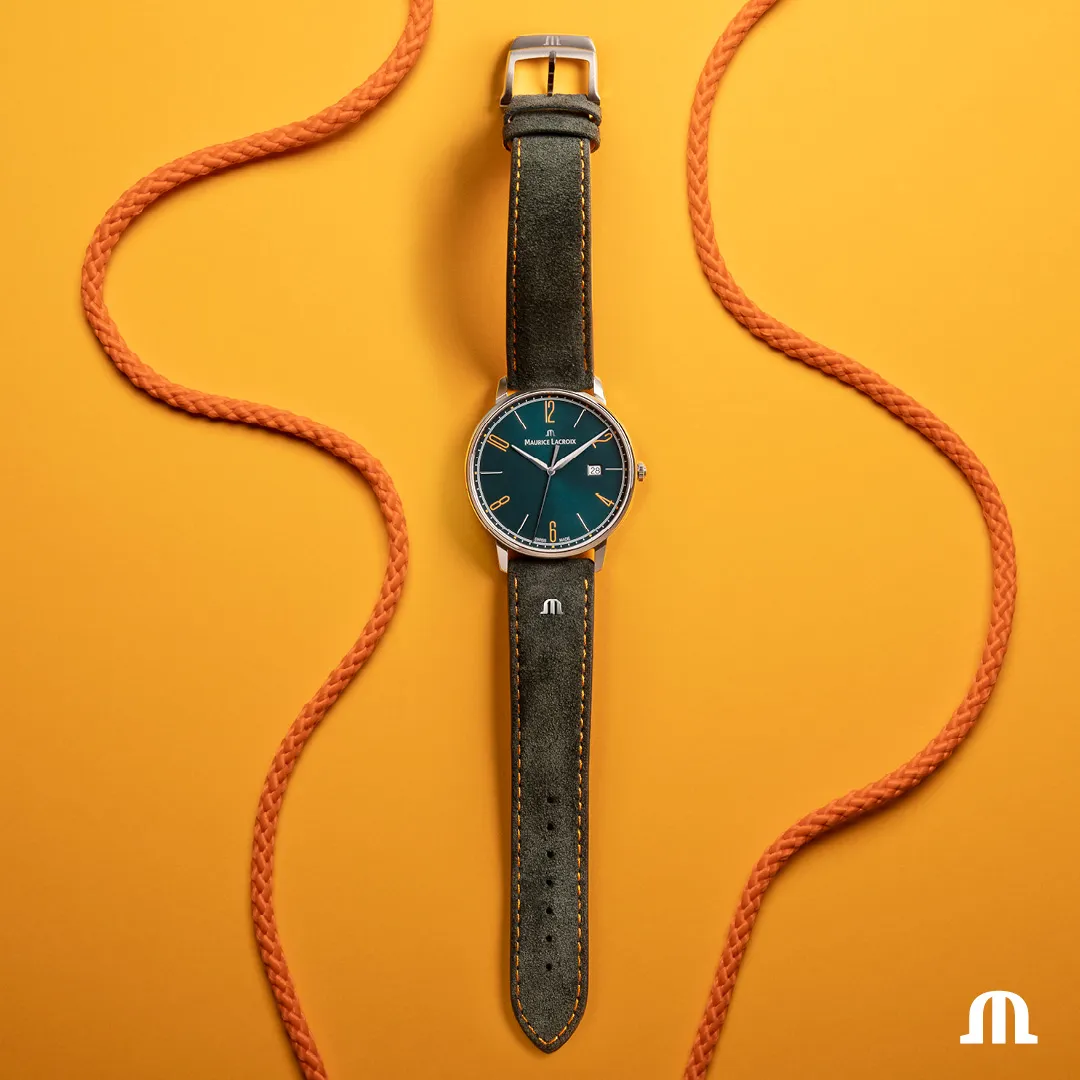 Maurice Lacroix Maurice Lacroix Eliros Date EL1118-SS001-620-5 женские часы зеленый циферблат на запястье