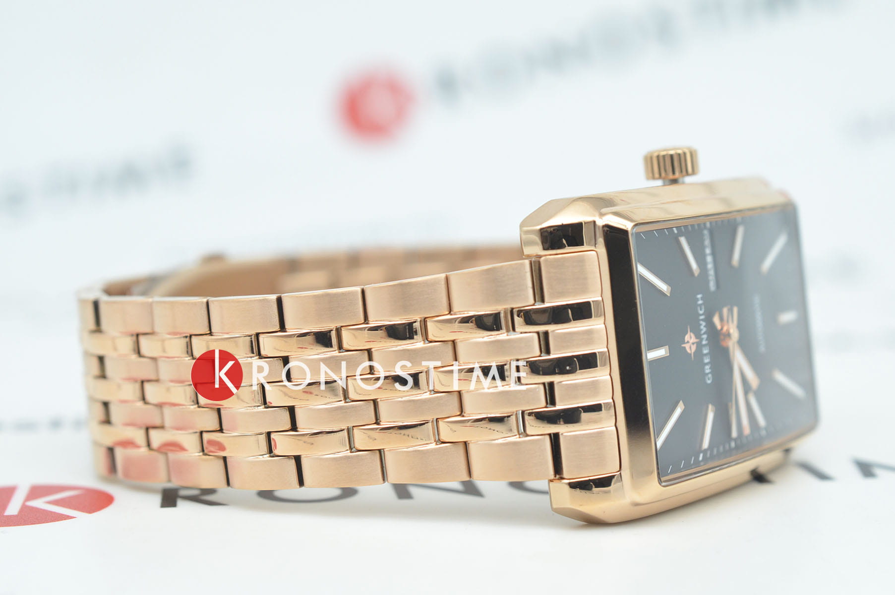 Greenwich Greenwich Caravel GW 564.40.11 мужские часы черный циферблат на запястье