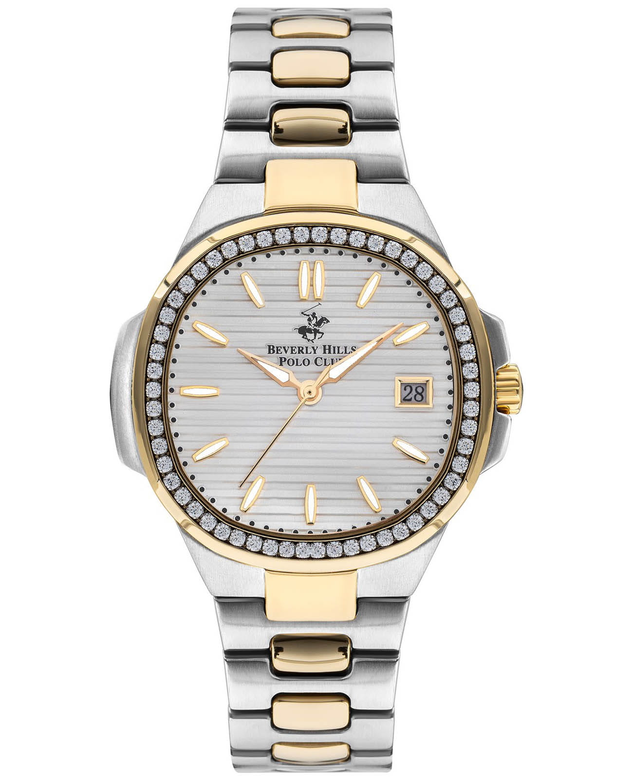 Beverly Hills Polo Club Beverly Hills Polo Club BP3320X.230  BP3320X.230 кварцевые женские часы серебристый циферблат, браслет сталь с ip покрытием — вид спереди