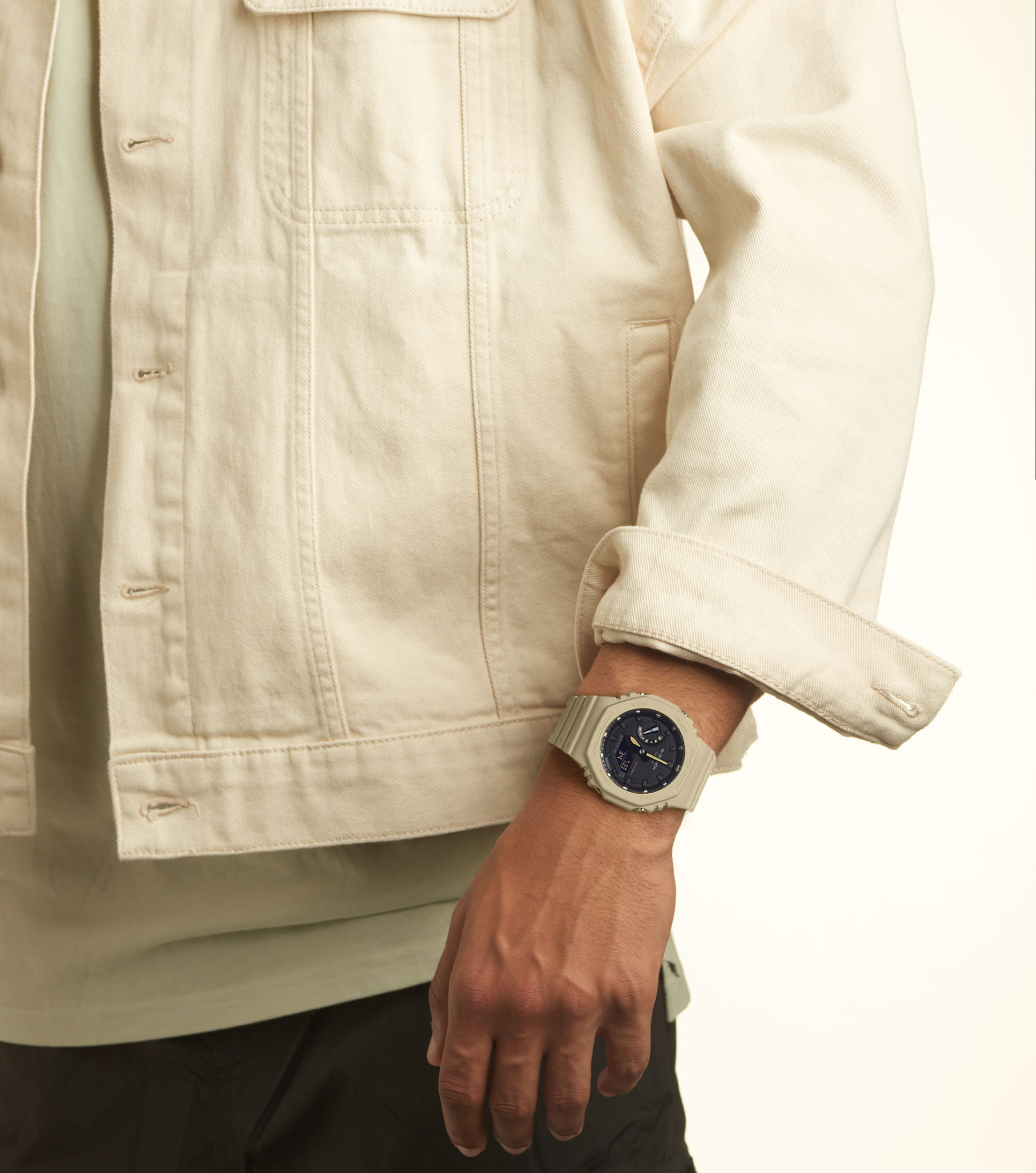 Casio Casio G-Shock GA-2100-5A GA-2100, наручные мужские часы фото под углом
