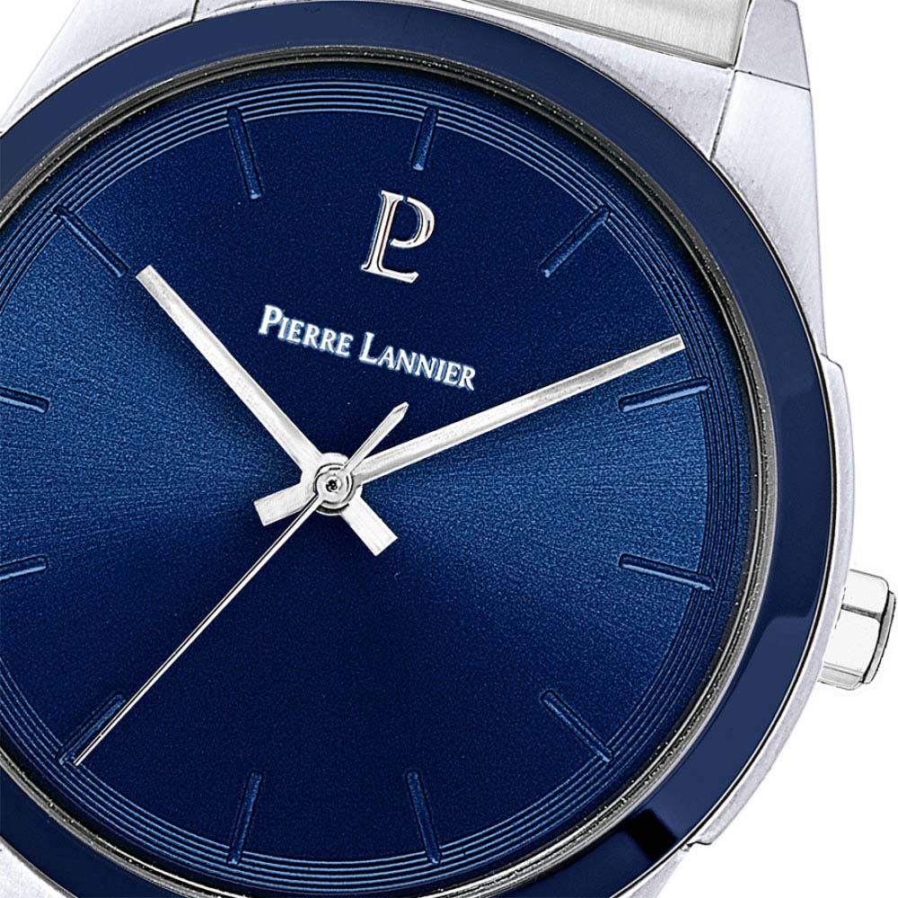 Pierre Lannier Pierre Lannier Candide  214K161,  франция мужские часы на браслете нержавеющая сталь боковой вид