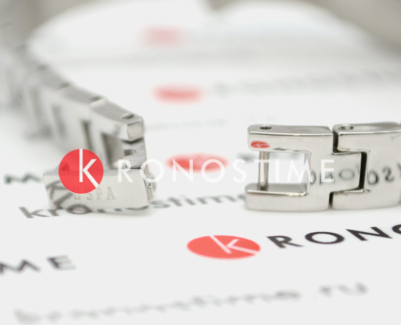 U.S. Polo Assn. USPA2026-01 женские часы застежка крупным планом