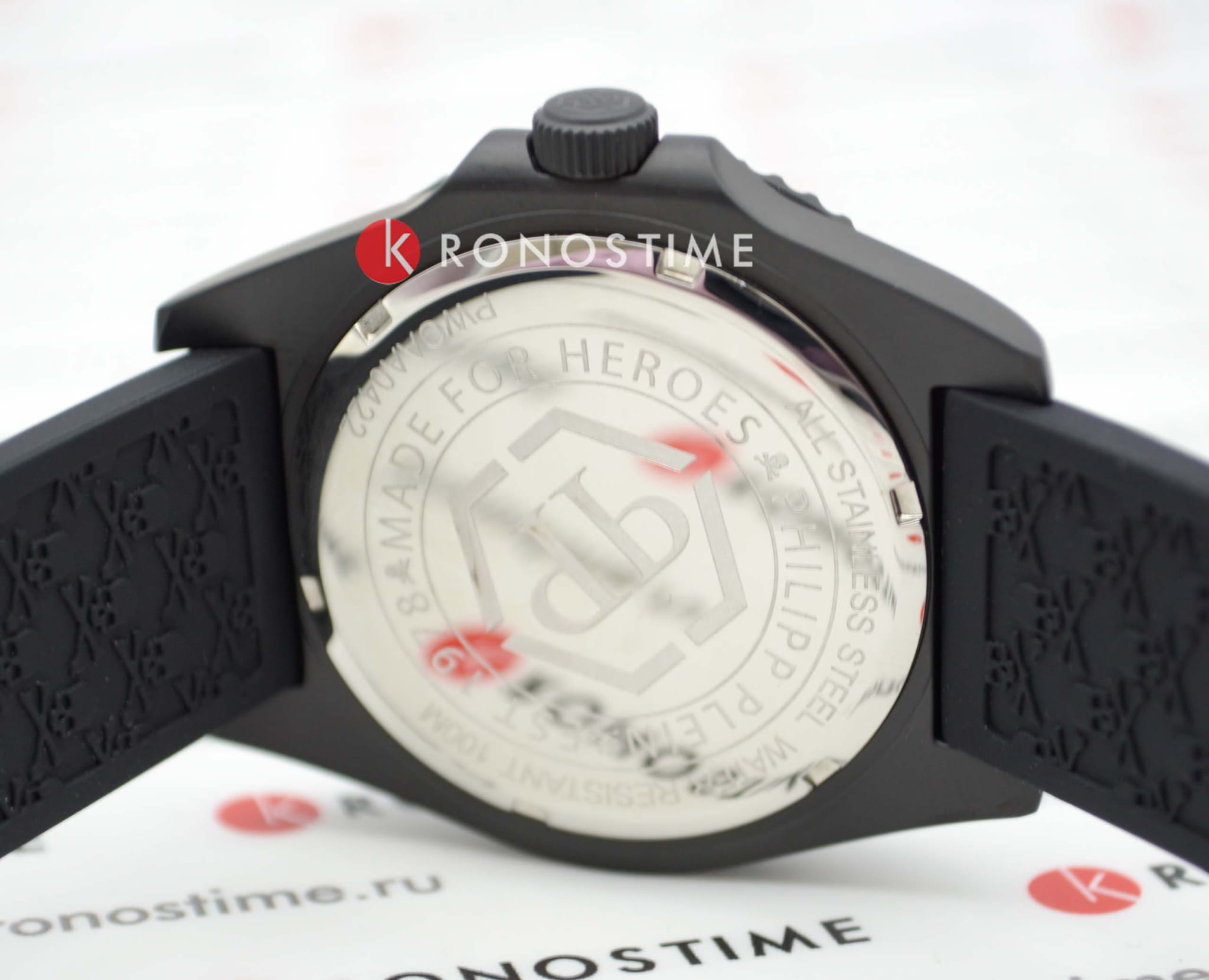Philipp Plein PWOAA0422 мужские часы застежка крупным планом