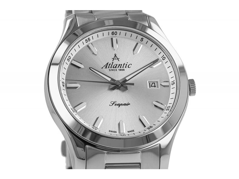 Atlantic Atlantic 60335.41.29 мужские часы серебристый циферблат на запястье