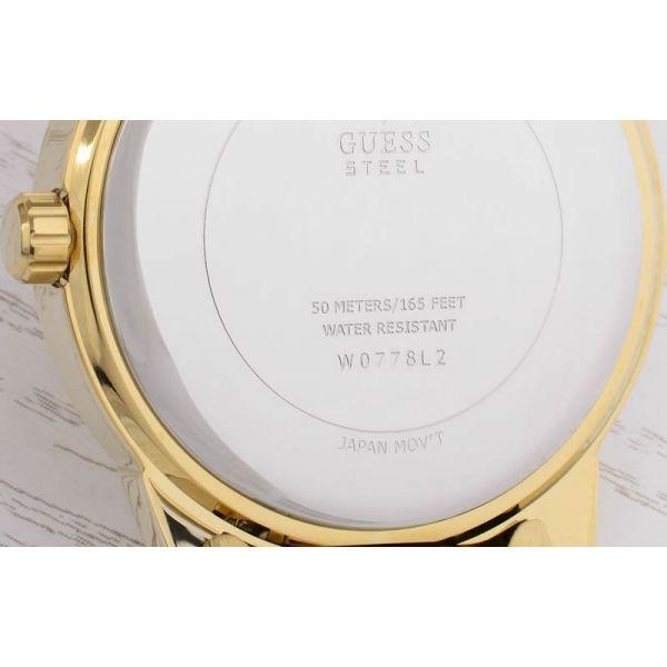 Guess Guess W0778L2 кварцевые женские часы часы крупный план желтый циферблата