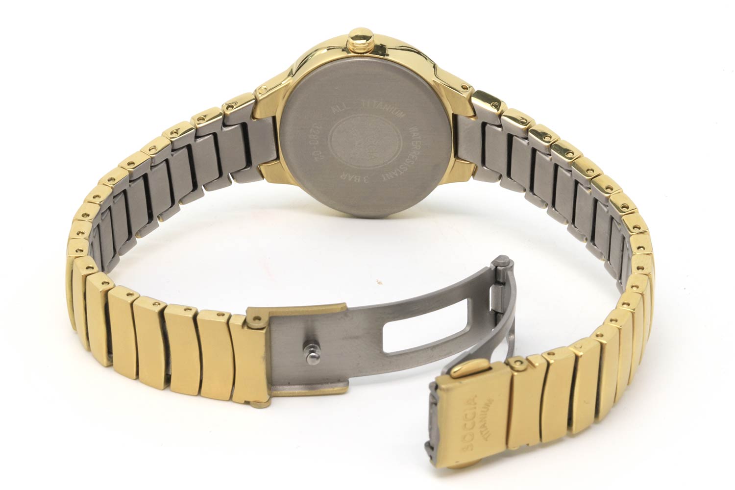 Boccia Titanium Boccia Titanium 3280-02  - задняя крышка титан корпуса, германия часы