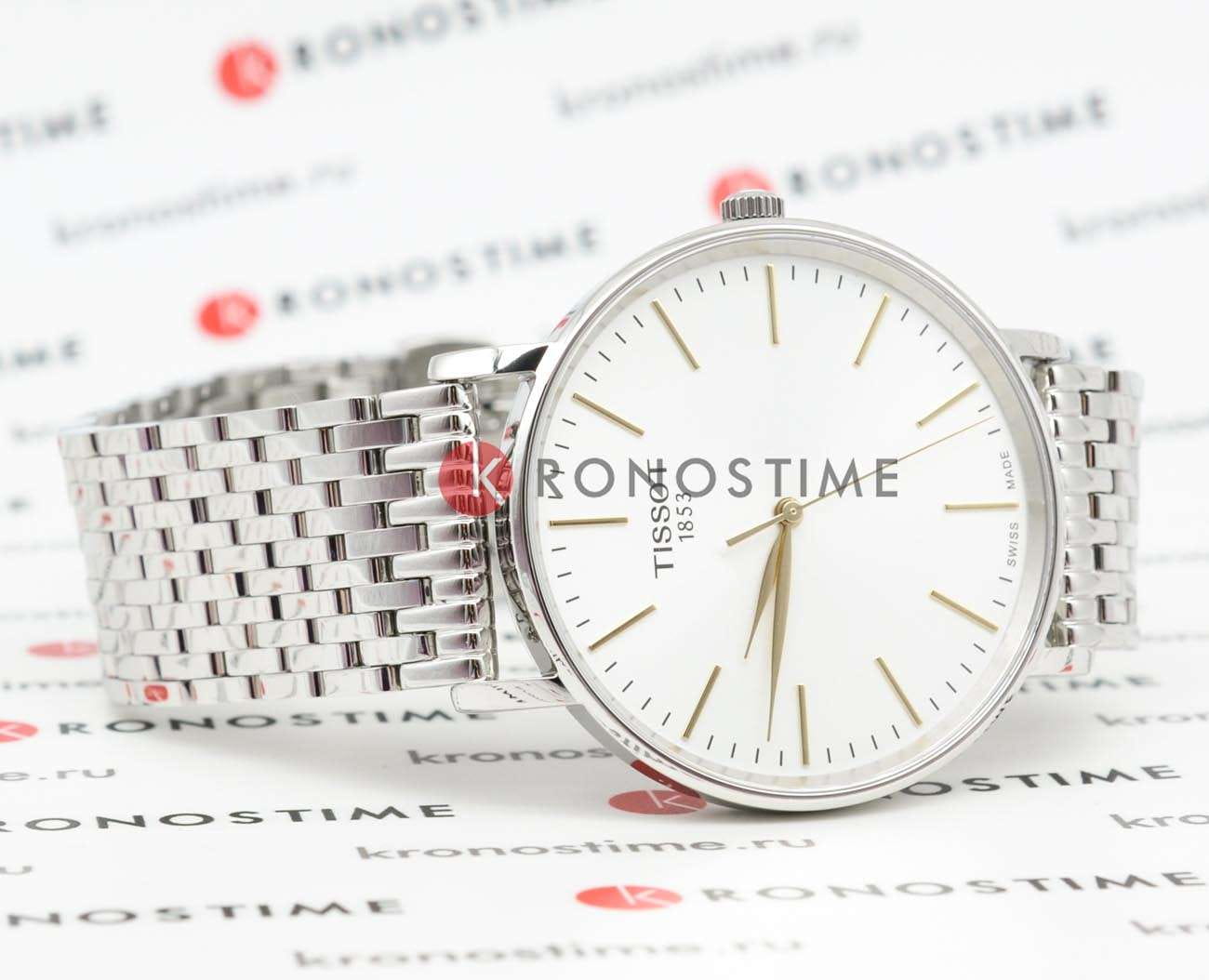 Оригинальные часы Tissot Tissot Everytime Gent T143.410.11.011.01 кварцевые калибр механизма eta f06.412 общий вид