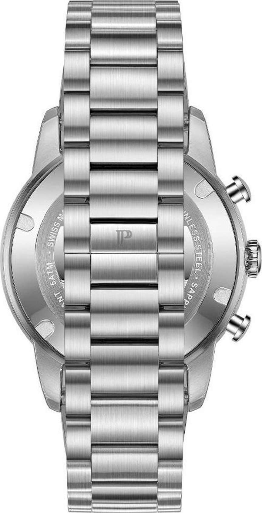 Jacques Philippe Jacques Philippe Tria JPQGC6913X6,  швейцария мужские часы на браслете нержавеющая сталь 316l боковой вид