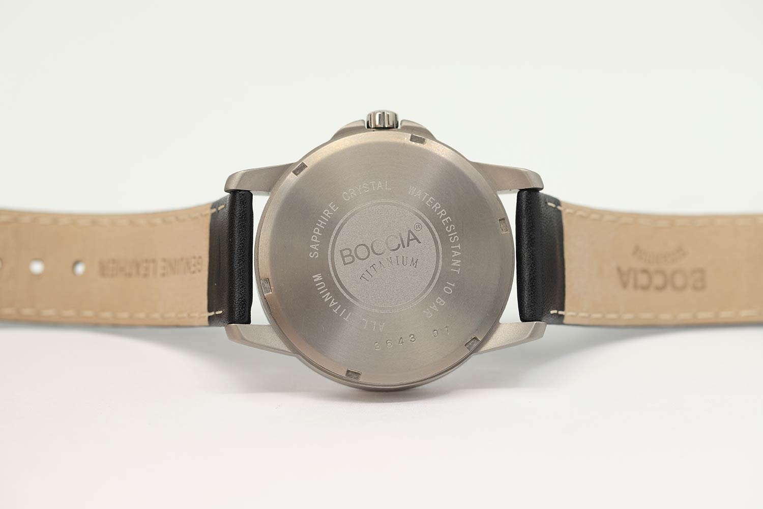 Оригинальные часы Boccia Titanium Boccia Titanium 3643-01 кварцевые калибр механизма  общий вид