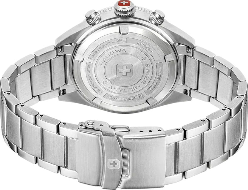 Swiss Military Hanowa Swiss Military Hanowa Greyhound SMWGI0003803 мужские часы черный циферблат на запястье