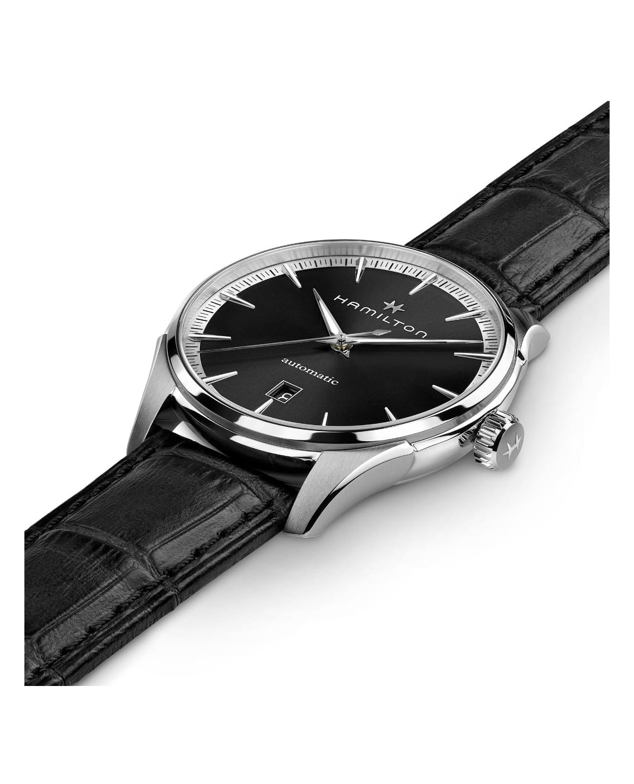 Оригинальные часы Hamilton Hamilton Jazzmaster Gents Auto H32475730 механические калибр механизма h-10 общий вид