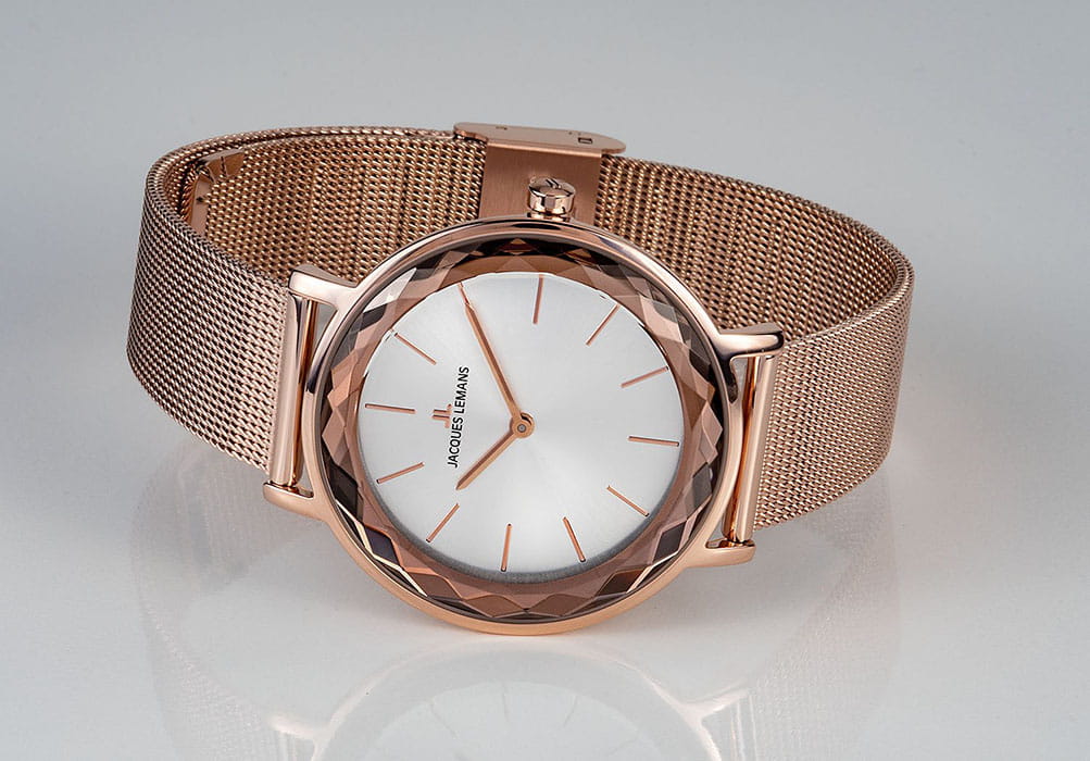 Jacques Lemans Jacques Lemans 1-2054I, la passion австрия женские часы на браслете сталь с ip покрытием боковой вид