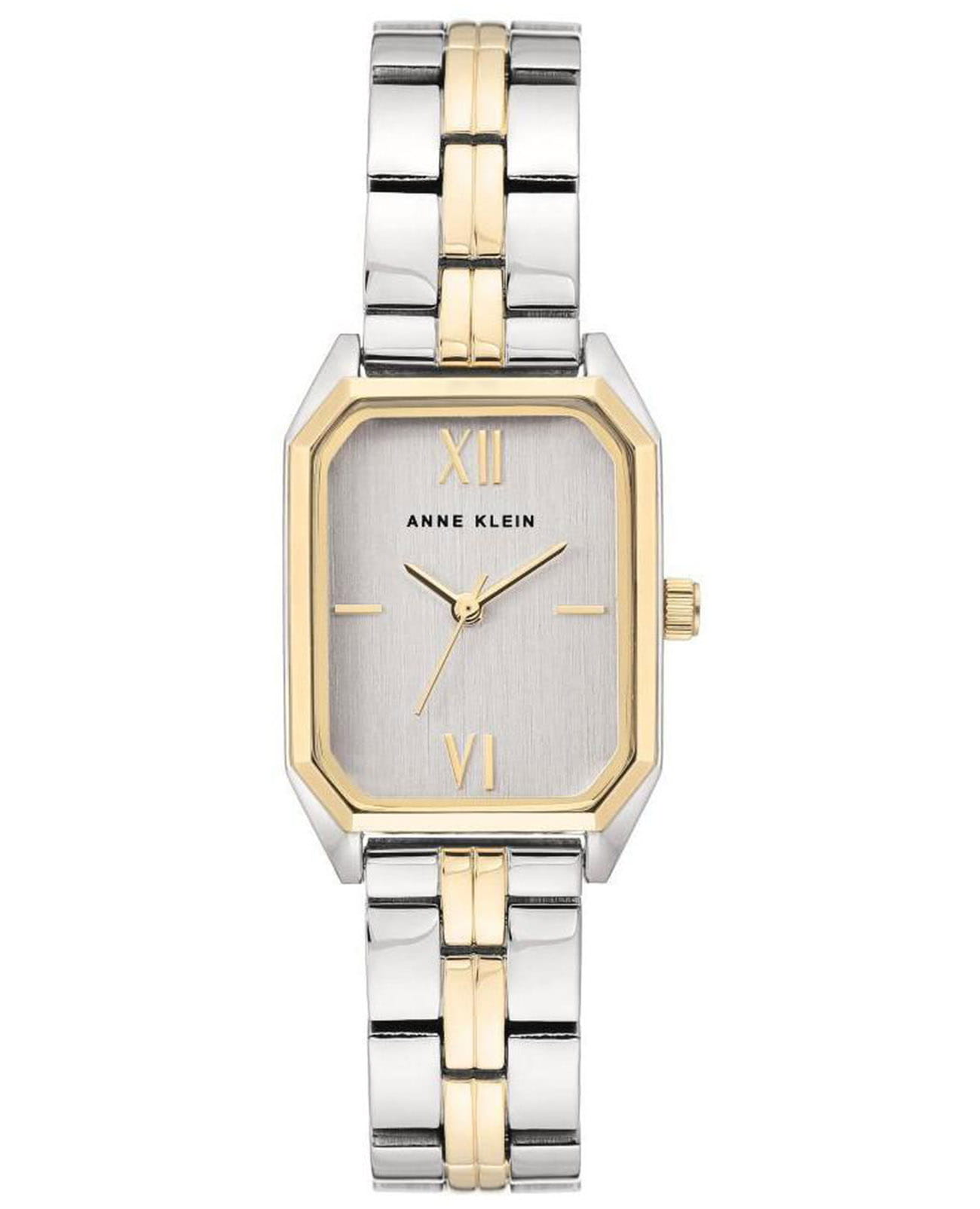 Anne Klein Anne Klein Metals 3775SVTT  3775SVTT кварцевые женские часы серебристый циферблат, браслет сталь c pvd покрытием — вид спереди