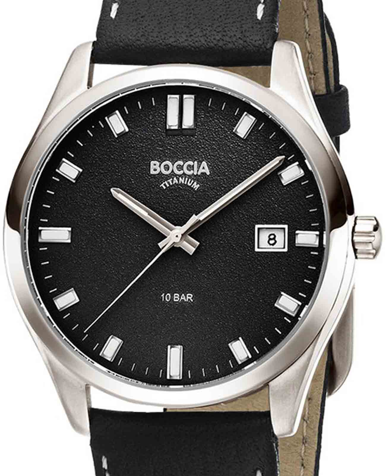Boccia Titanium Boccia Titanium Circle-Oval 3669-02 , наручные мужские часы фото под углом