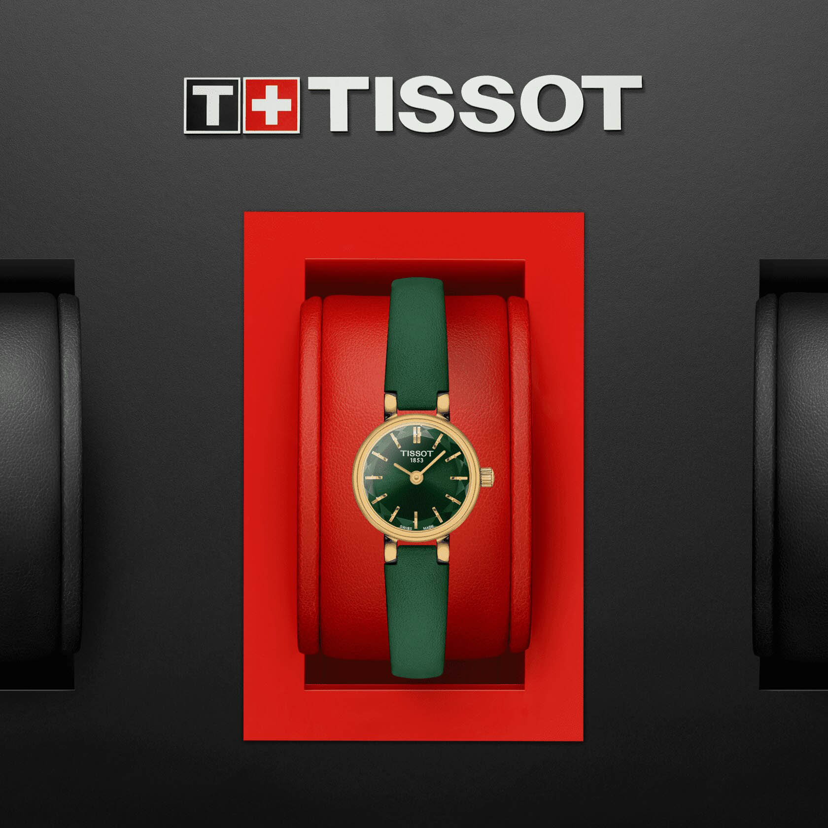 Tissot T1400093609100 женские часы застежка крупным планом