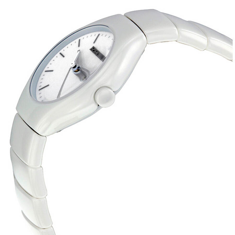 Rado Rado True R27696022, true швейцария женские часы на браслете высокотехнологичная плазменная керамика боковой вид