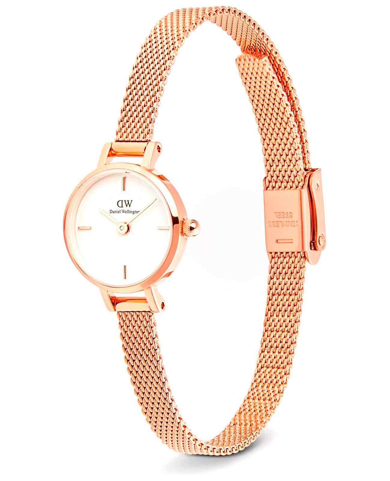 Daniel Wellington Daniel Wellington Petite Mini Champagne Melrose DW00100744, petite швеция женские часы на браслете нержавеющая сталь с pvd-покрытием боковой вид