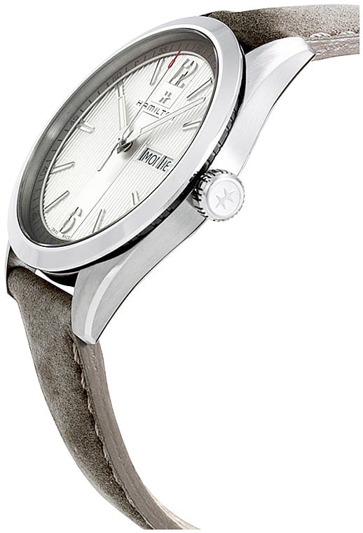 Hamilton Hamilton Broadway Day Date Quartz H43311915, broadway швейцария мужские часы на браслете кожаный боковой вид