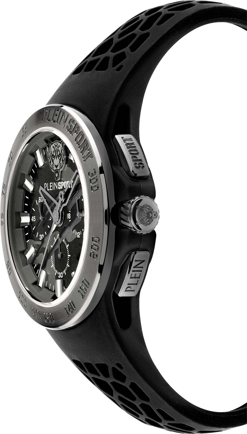 Plein Sport Plein Sport Thunderstorm Chrono PSABA0123,  германия мужские часы на браслете силикон боковой вид