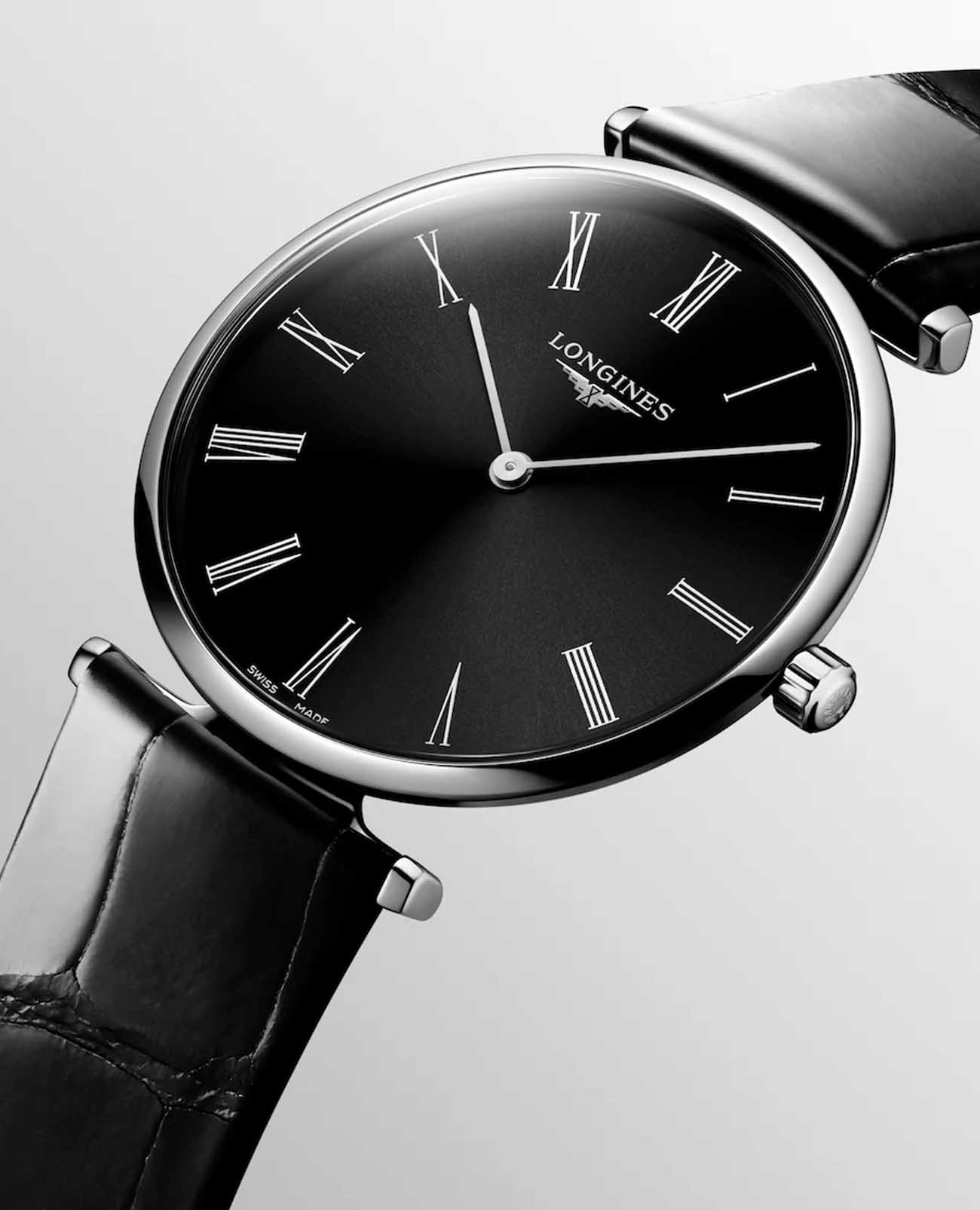 Оригинальные часы Longines Longines La Grande Classique L4.866.4.51.2 кварцевые калибр механизма l420 (на основе eta 282.001) общий вид