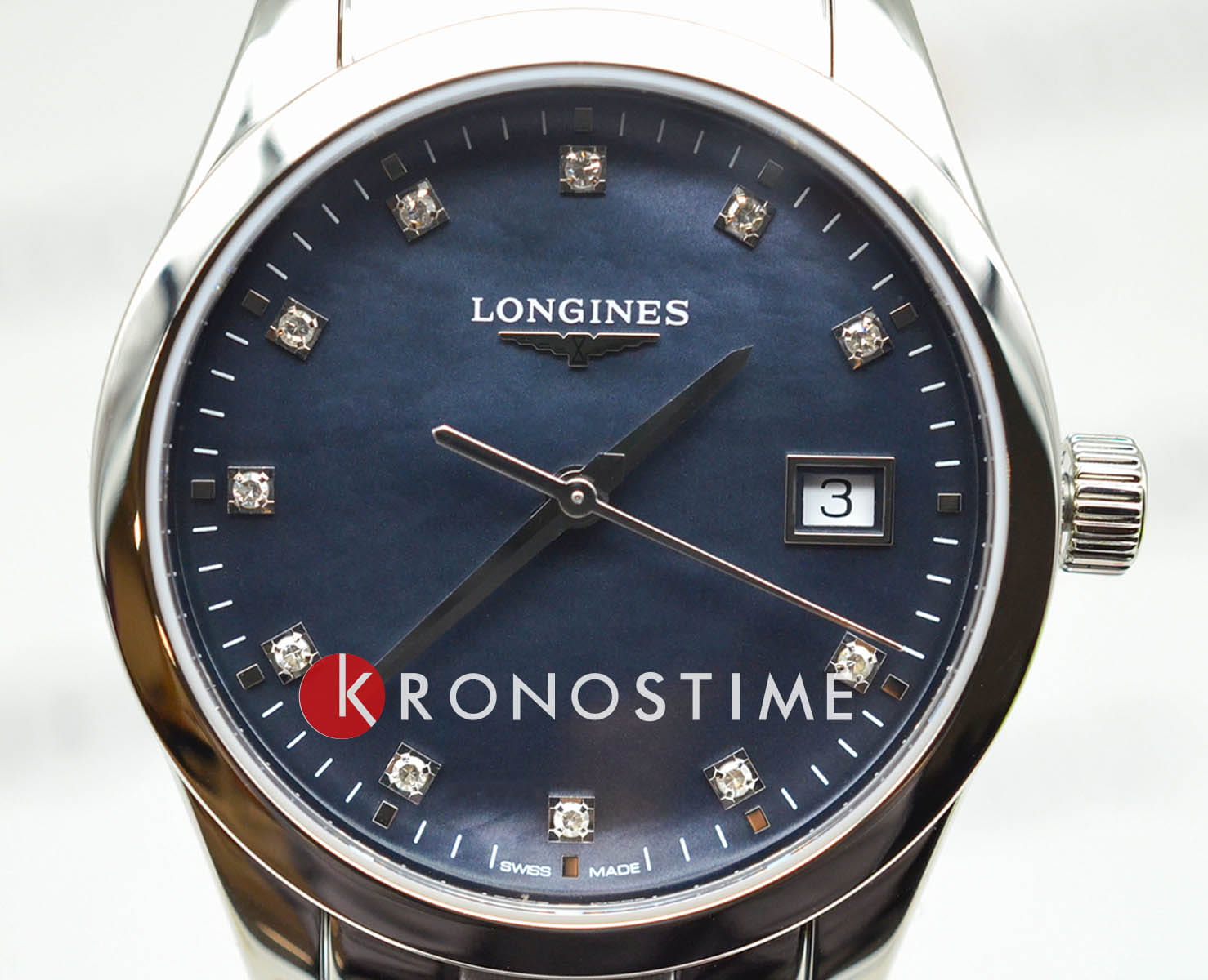 Longines Longines Conquest Classic L2.386.4.88.6, conquest classic швейцария женские часы на браслете нержавеющая сталь боковой вид