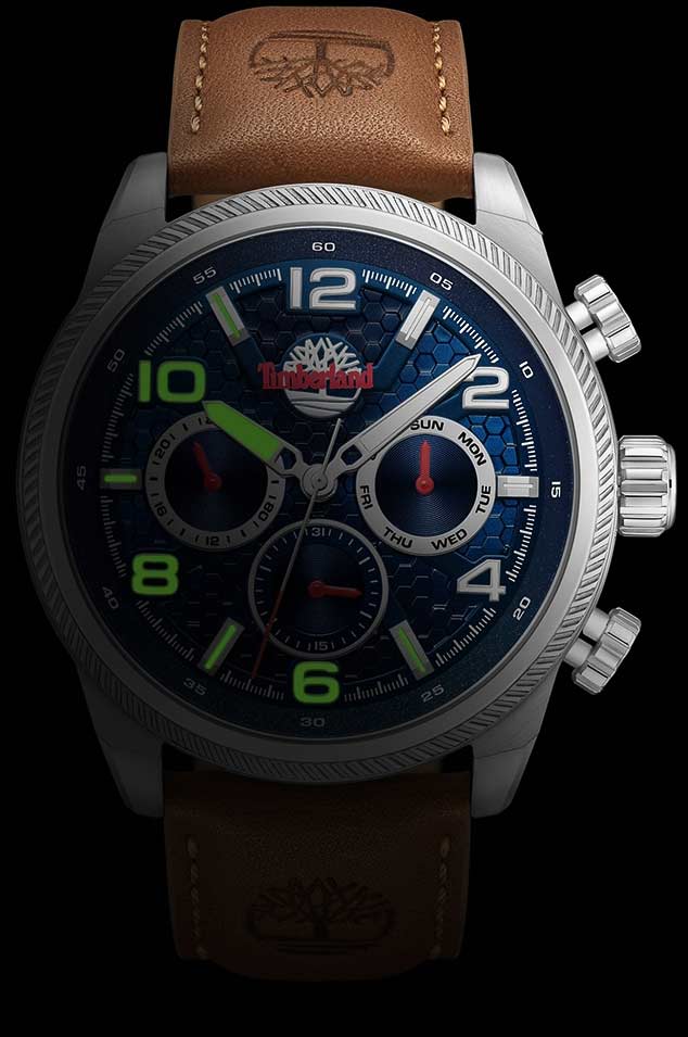 Timberland Timberland Henniker TDWGF0028705 мужские часы синий циферблат на запястье