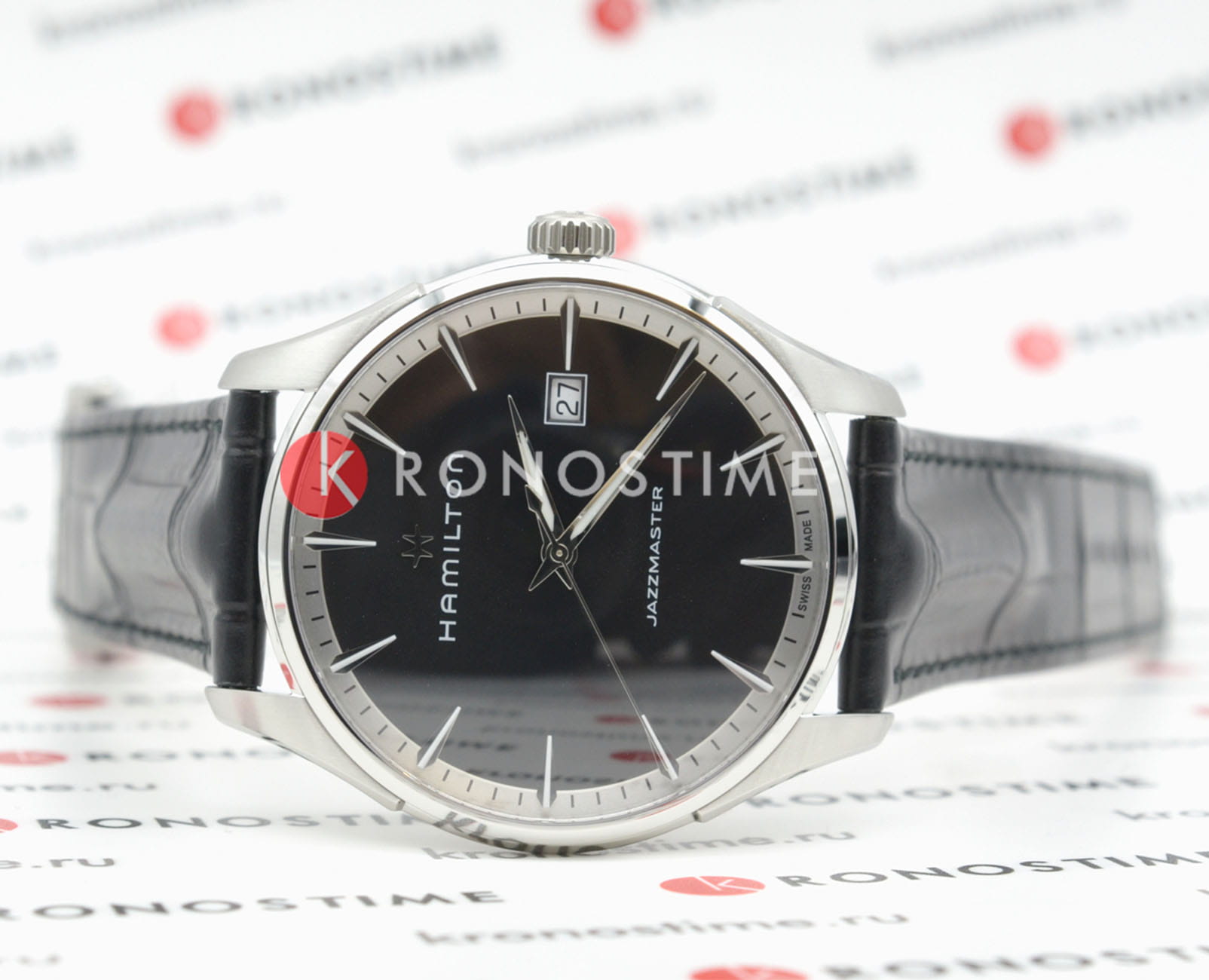 Hamilton Hamilton Jazzmaster Gent Quartz H32451731 , наручные мужские часы фото под углом