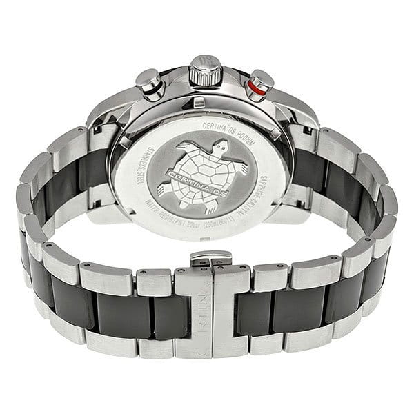 Certina Certina DS Podium Chronograph 1/100 sec C001.647.22.057.00, ds podium швейцария мужские часы на браслете сталь c pvd покрытием боковой вид