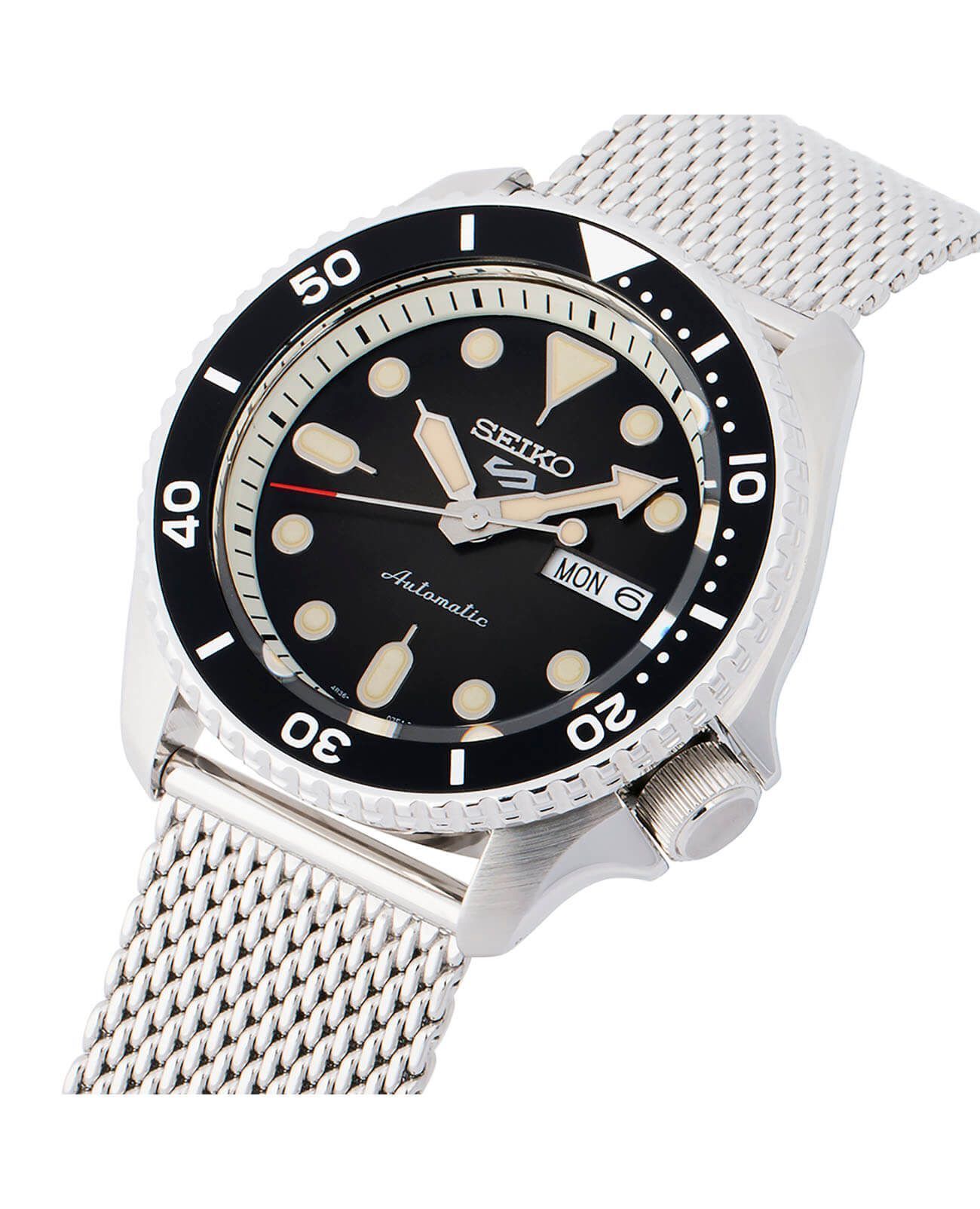 Seiko SRPD73K1 мужские часы застежка крупным планом