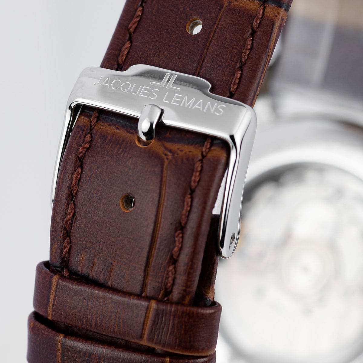 Jacques Lemans Jacques Lemans Automatic 1-2087B мужские часы зеленый циферблат на запястье