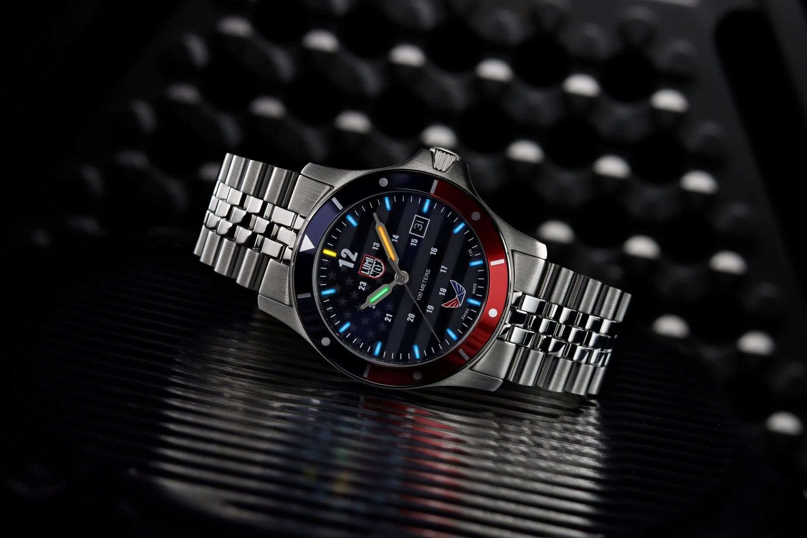 Luminox Luminox x Volition America Minuteman XS.0914.VOL  - задняя крышка металл сталь корпуса, швейцария часы