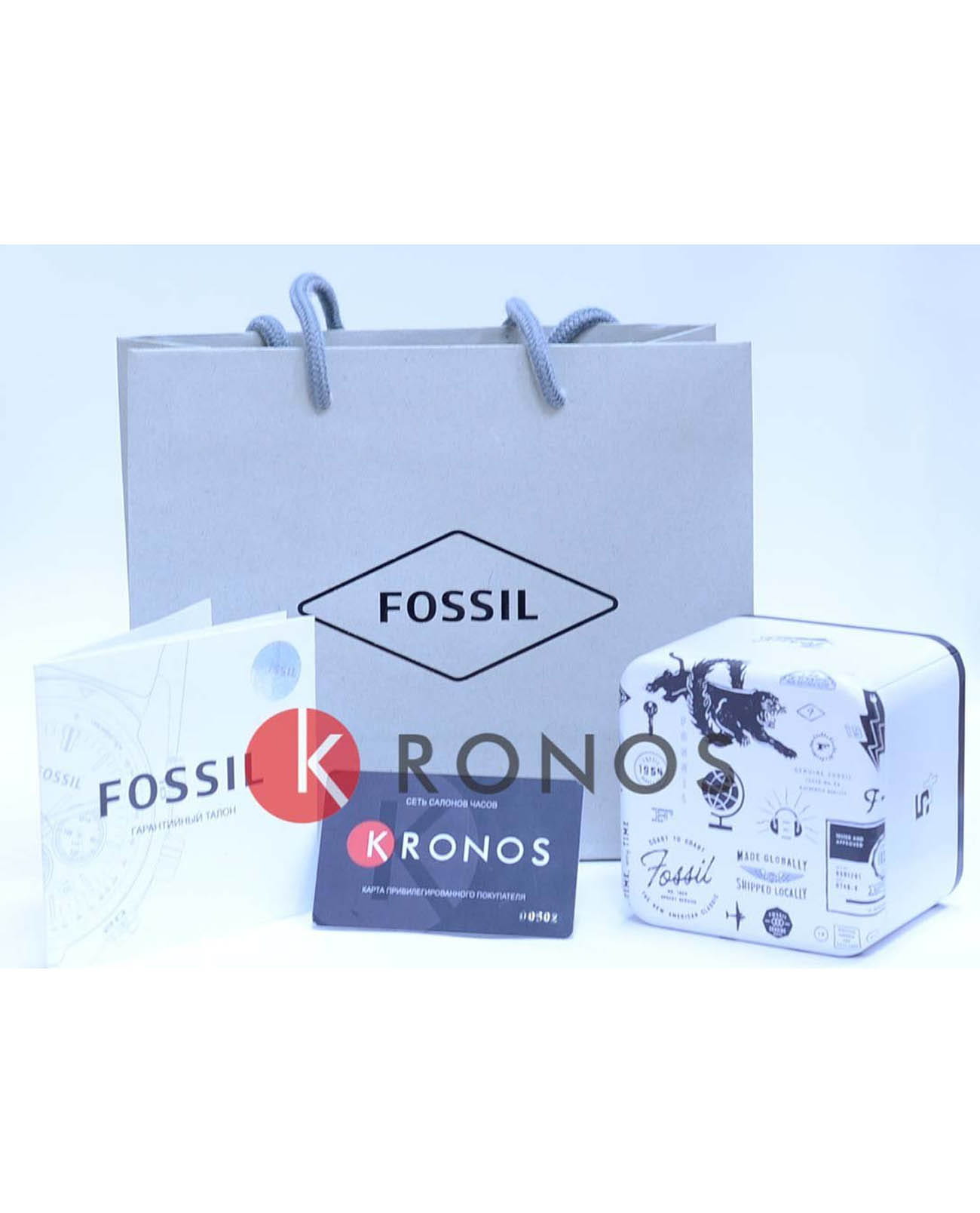 Fossil Fossil Georgia  BQ2466SET мужские часы черный циферблат на запястье