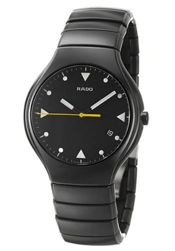 Rado Rado True R27816162, true швейцария мужские часы на браслете высокотехнологичная плазменная керамика боковой вид