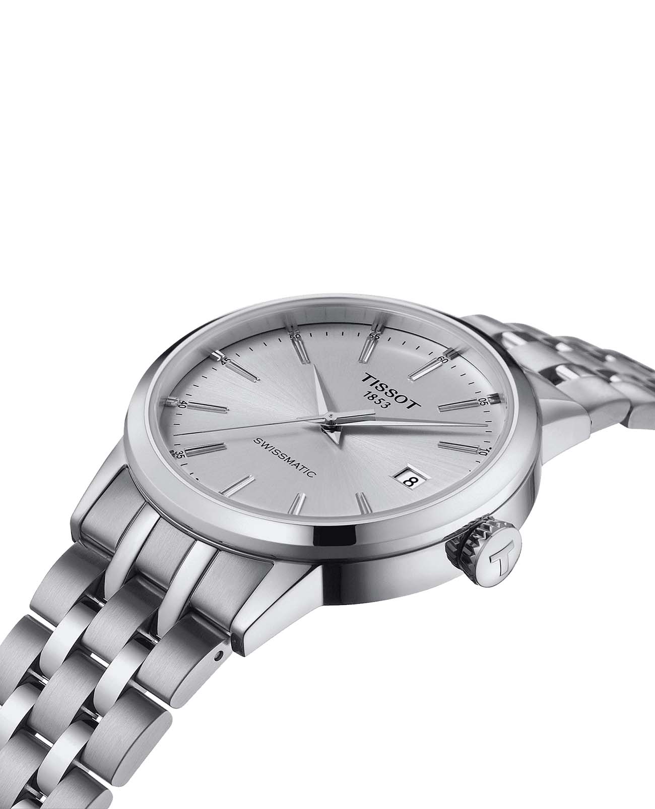 Tissot Tissot Classic Dream Swissmatic T129.407.11.031.00 мужские часы серебристый циферблат на запястье