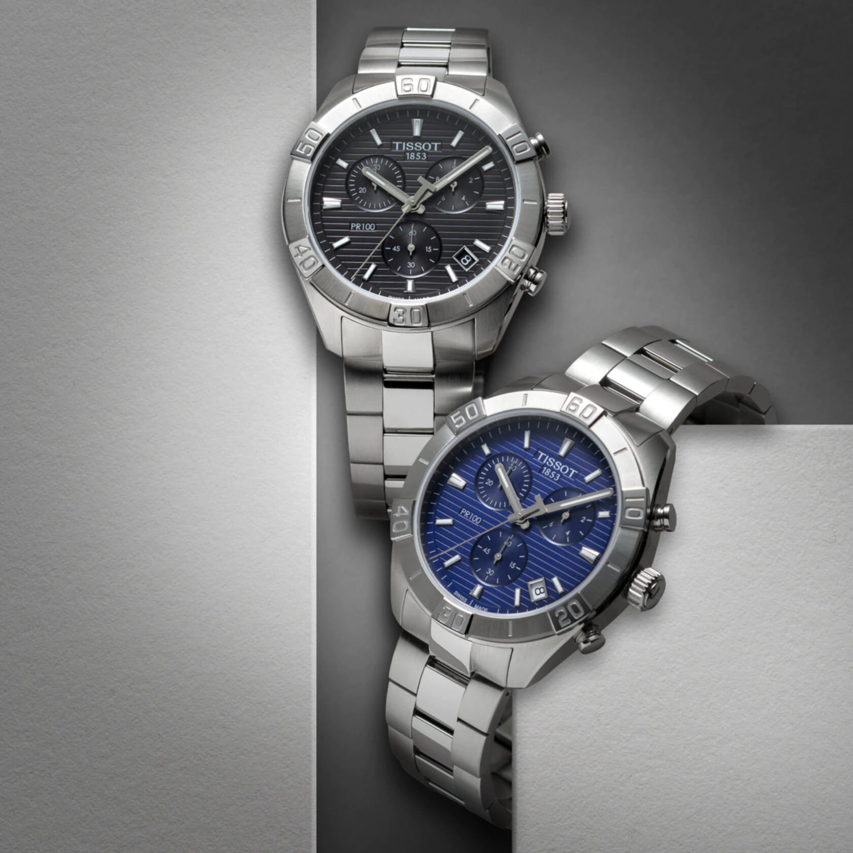 Tissot Tissot PR 100 Sport Gent Chronograph T101.617.11.041.00 PR 100 — детали корпуса и нержавеющая сталь
